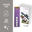077511544064-Fellowes - 25 pochettes de plastification photo (108 x 159 mm) - 80 microns - brillantes --1