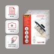 077511539657-Fellowes - 25 pochettes de plastification A3 (303 x 426 mm) - 125 microns - brillantes --4