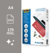 0077511530876-Fellowes - 100 pochettes de plastification A4 (216 x 303 mm) - 175 microns - brillantes --1