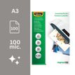 0400791407482-Fellowes - 100 pochettes de plastification A3 (303 x 426 mm) - 100 microns - brillantes --1