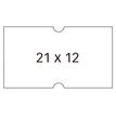 3270241009101-Agipa - 6000 Étiquettes - adhésif permanent - blanc - 21 x 12 mm--3