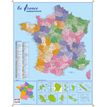 3592930003741-Carte murale souple pelliculée effaçable BOUCHUT "France Administrative" 84,5 x 66 cm Pefc 70 %--0