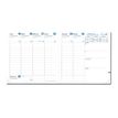 3371010481422-Quo Vadis - Agenda avec répertoire - Exécutif - Semainier Planning - Français - Impala - Bleu - 14 mois de décembre à janvier - 16x16 cm - Papier Clairefontaine b-P_79143082_1-3