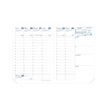 3371010119943-Quo Vadis - Agenda avec répertoire - Randonnée - Semainier Planning - Français - Club - Rouge - 14 mois de décembre à janvier - 9x12,5 cm - Papier Clairefontaine blanc - Fabri--1