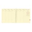 3371010199587-Quo Vadis - Agenda - Spiralé avec répertoire - Exécutif Prestige S - Semainier Planning - Français - Soho - Noir - 14 mois de d