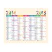 3660942015905-Calendrier Multicolore - 7 mois par face - 43 x 33,5 cm - Septembre à Septembre - Exacompt-P_79143945_3-2