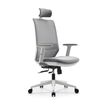 3760185022293-Fauteuil de bureau TECSY - accoudoirs réglables - Appui-tête réglable - base blanche - g-P_79144140_1-0