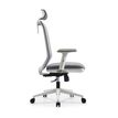 3760185022293-Fauteuil de bureau TECSY - accoudoirs réglables - Appui-tête réglable - base blanche - g-P_79144140_2-1