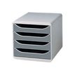 9002493023505-Exacompta BigBox - Module de classement 4 tiroirs - gris/gris-P_79144673_3-2