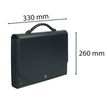 3130630559344-Exacompta Exacase - Classeur ménager (valisette trieur) 13 onglets - noir--11