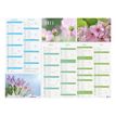 3664447125527-Oberthur Fleurs - Calendrier 6 mois par face - 21 x 27 cm-P_79148026_2-0