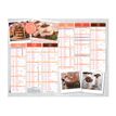 3664447125565-Oberthur Cuisine et Saveurs - Calendrier 6 mois par face - 33,5 x 43 cm-P_79148030_1-2