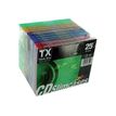 5060046678996-TX - 25 Boîtiers slim pour CD - couleurs assortis-P_79150502_1-0
