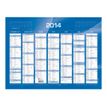 3371010235384-Quo Vadis - Calendrier mural - Français - Classic - Bleu - 14 mois de décembre à janvier - 18x13,5 cm - Papier Clairefontaine b-P_79150997_3-2