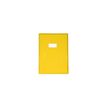 3210330734040-Calligraphe - Protège cahier sans rabat - 24 x 32 cm - cristalux - jaune transparent-P_79151749_1-0