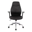 3397701921510-Fauteuil de bureau BRONTES - accoudoirs rabattables - appui-tête intégré - noir-P_79349192_2-1