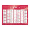 3371010307029-Quo Vadis - Calendrier bancaire 7 mois par face - 13,5 x 18 cm - rouge--1