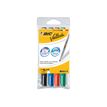 3086120017446-BIC VELLEDA 1741 - 4 Marqueurs - effaçables - pour tableau blanc - noir, rouge, bleu, vert-P_79351089_2-1