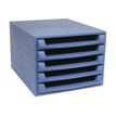 9002493421639-Exacompta The Box - Module de classement 5 tiroirs - bleu-P_79351167_2-1