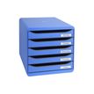 9002493421776-Exacompta BigBox Plus - Module de classement 5 tiroirs - bleu glacé-P_79351170_1-0
