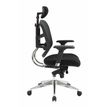 3760185022415-Fauteuil de bureau TECKNET - accoudoirs réglables - appuie-tête réglable - noir--3