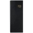 5412303101103-Agenda long Lima Jupiter B1 - 1 jour par page - 13 x 33 cm - noir - Brepols--0