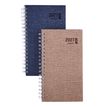 5412303127431-Agenda de poche à spirale Ecorama Kazar - 1 semaine sur 2 pages - 9 x 16 cm - disponible dans différentes c--0