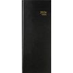 5412303130424-Agenda de la banque Lima 2ème volume - 1 jour sur 2 pages - 14,3 x 32,5 cm - noir - Brepols--0