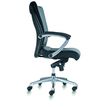 3700339808458-Fauteuil de bureau ergonomique GEORGE en cuir - Accoudoirs fixes - Noir -P_79356106_3-2