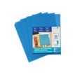 3045050174377-SHINE - 10 Pochettes coin - A4 - pour 25 feuilles - 12/100 - bleu cristal-P_79356711_2-1