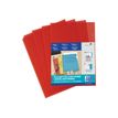 3045050174414-SHINE - 10 Pochettes coin - A4 - pour 25 feuilles - 12/100 - rouge cristal-P_79356713_3-2