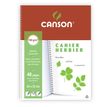 3148950050489-Canson - Cahier à dessin - Herbier 24 x 32 cm - 24 feuilles - dos rigide - blanc--0
