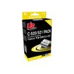 3584770881887-Cartouche remanufacturée Canon PGI-520/CLI-521 - pack de 5 - noir x2, cyan, magenta, jaune-P_79359349_2-1
