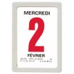 3664447118444-Oberthur Classique - Ephéméride gris - 6,3 x 9,2 cm-P_79360101_1-0