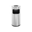 DURABLE - Asbad/vuilnisbak - rond - 17 l - metaal - zilver