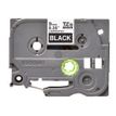 4977766052351-Brother TZe325 - Ruban d'étiquettes auto-adhésives - 1 rouleau (9 mm x 8 m) - fond noir 