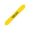 4977766686624-Brother TZe611 - Ruban d'étiquettes auto-adhésives - 1 rouleau (6 mm x 8 m) - fond jaune -P_79360932_4-0
