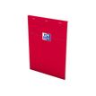 2012347544695-Oxford - Bloc notes - A4 - 160 pages - petits carreaux - 80G - rouge-P_79363387_4-1