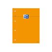 3020121062883-Oxford - Bloc notes - A4 - 160 pages - grands carreaux - perforé - orange-P_79364131_1-0