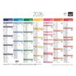Quo Vadis Arc en Ciel - Calendrier 7 mois par face - 33,5 x 43 cm