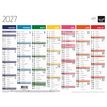 3371010323296-Quo Vadis - Calendrier mural - Français - Arc en ciel - Arc-en-ciel - 13 mois de janvier à janvier - 27x21 cm - Papier Clairefontaine blanc - Fabri--0