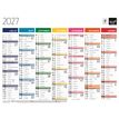 3371010323296-Quo Vadis - Calendrier mural - Français - Arc en ciel - Arc-en-ciel - 13 mois de janvier à janvier - 27x21 cm - Papier Clairefontaine blanc - Fabri--1