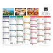 Quo Vadis - Calendrier Fantaisie 7 mois par face - 43 x 33,5 cm - Tradition