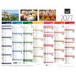 3371017523620-Quo Vadis - Calendrier mural - Français - Tradition - Tradition - 13 mois de janvier à janvier - 43x33,5 cm - Papier Clairefontaine blanc - Fabri--0
