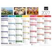 3371017523637-Quo Vadis - Calendrier mural - Français - Tradition - Tradition - 13 mois de janvier à janvier - 27x21 cm - Papier Clairefontaine blanc - Fabri--0