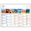 Quo Vadis - Calendrier Fantaisie 7 mois par face - 43 x 33,5 cm - Terre
