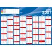 3371017524665-Quo Vadis - Calendrier mural - 2026-2027 - Français - Classic - Bleu - 16 mois de septembre à décembre - 55x40,5 cm - Papier Clairefontaine blanc - Fabri--0