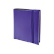 Agenda spiralé à élastique Time & Life Medium - 1 semaine sur 2 pages - 16 x 16 cm - violet - Quo Vadis