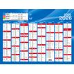 3371017524665-Calendrier de banque Septembre à Décembre - 55 x 40,5 cm - bleu - Quo Vadis-P_79364666_1-0