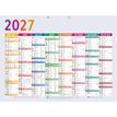 3660942032582-Calendrier Multicolore - 8 mois par face - 55 x 40,5 cm - 16 mois - Exacompta--1